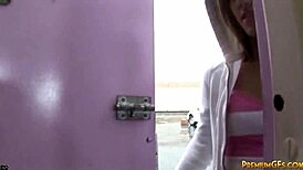 kara novak gives handjob to monster cock, then licks pussy like a slut