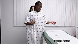 sharing that chocolate pussy with the doctor in a threesome 😏