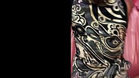 french amateur slut in satin panties gets fucked deepthroat ass to mouth with toys