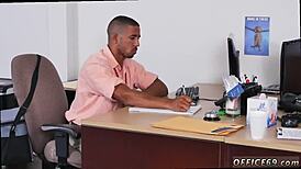 Straight black's first gay blowjob!