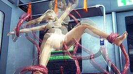 Genshin Impact hentai - Barbara gets drilled hard in Asian anime action.