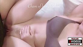 Thai Chubby Girl Gets Fucked Hard in Group Lesbian Outdoor Scene