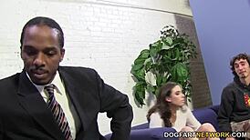 Casey Calvert's Huge Black Dick Anal Humiliates Old Cuckold!