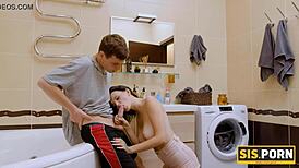 Hey, doesn't this hottie crave her stepbrother's deep penetration?