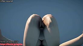 want to see this bikini girl dance with big tits?