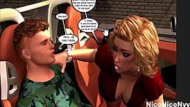 the stepmother was cheating, dad discovered and rode her huge cock?