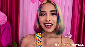 Roxy Lips and Mary Frost in bisexual FFM threesome