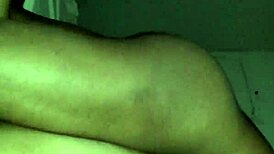 In the late night, black bbw receives a backshot creampie.