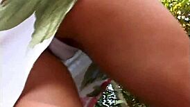 Brunette babe with big ass rides in cowgirl, gets anal assfucking, and facial cumshot