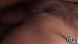 teen takes grandpa's cum in wild outdoor hardcore, can't believe she handles it after a sloppy blowjob! 😲