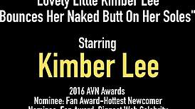 Kimber Lee Bounces On Vibrator