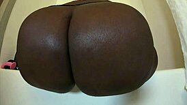 Marley Moore rides toy in intense anal play