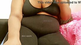 The Kolkata girl shows off her big boobs.