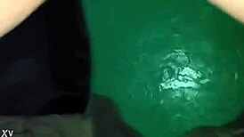 My ex pissing on my hard cock