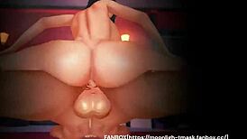 骚货牛仔女骑合集，狂野Hentai动作