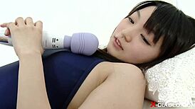 mini beauty kono masturbates in school swimsuit at night club