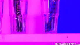 german milfs lick pussy in public bar