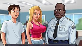 I’m obsessed with Summertime Saga Part 22, the intense sucking drives me crazy!