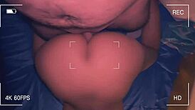 Beautiful brunette milf latina babe sucks and rides big tits and ass.