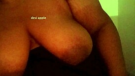 This north indian aunty has huge boobs, she's a milf.