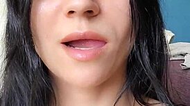 Intense Pussy Licking Session with Tongue and Still Body