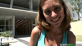 Riley Reed's hot ass fucking her new friend in hardcore POV style 🔥