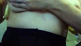 Oiled big tits licked and pussy eaten in lingerie