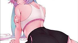 Compilation of hot anime scenes with big tits and big ass from Silvervale.