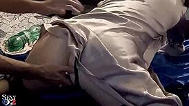 french amateur in satin black panties and corset rubbing doggystyle deepthroat rimming