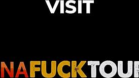 Latina fuck tour - horny milf ass fucked rough before anal creampie