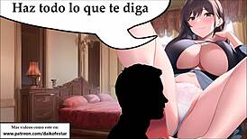 joi futa, your new spanish ama, demands deepthroat on her pene