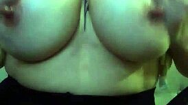 Oiled big tits licked and pussy eaten in lingerie