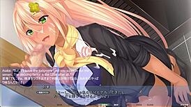 i messed up the words but asaka from akumeru family in part 8 of her route gets her big ass and tits bossed around by the pawg president in this anime hentai facial scene