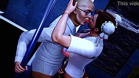 Chun Li bent over for doggystyle in hentai 3D part 02