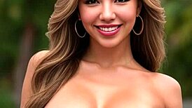 Thalía, the sexy latina milf, moans intensely in version 2.0