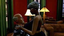 Natalie Brooks interacts with her stepbrother in missionary and cowgirl positions