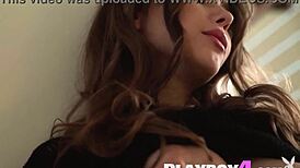 sexy big-boobed brunette teen mila azul reveals hot all-natural naked body