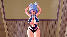 Sirius gets titty fucked with big ass and tits in pov