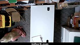 Troublemaking Teen Fucked Hard by Mall Cop