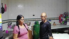 is my neighbor sucking my cock on her marital bed?