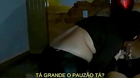 Portuguese subtitles: Husband, film me sucking this 18-year-old guy!