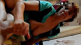 Wow, this milf at the party gets super excited sucking on that monster cock blowjob 😍