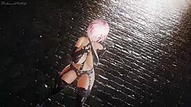 Mashu Kyreilight Mmd Lupin R18 Unfolds In A Big Tits Hentai Adventure