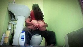 Damn! Fucking Fast In Bathroom With Wife's Friend While She Prepares Dinner Outside!