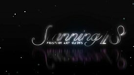 Naked redhead teen 18+ seduces with undressing and pussy play