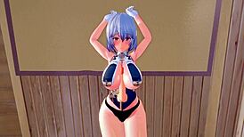 Sirius gets titty fucked with big ass and tits in pov