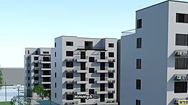 Cheating girlfriend in 3D interracial comic video part 1