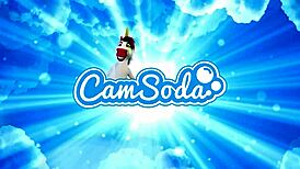 Sexy Brunette Sophia Burns Teases Her Asshole With Huge Dildo