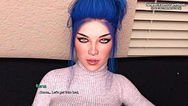 Hot Teen 18+ Gets Cum in Wet Horny Mouth After Anal Sex in Acting Lessons.