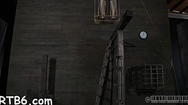 Anal punishment leads to intense squirting explosion!